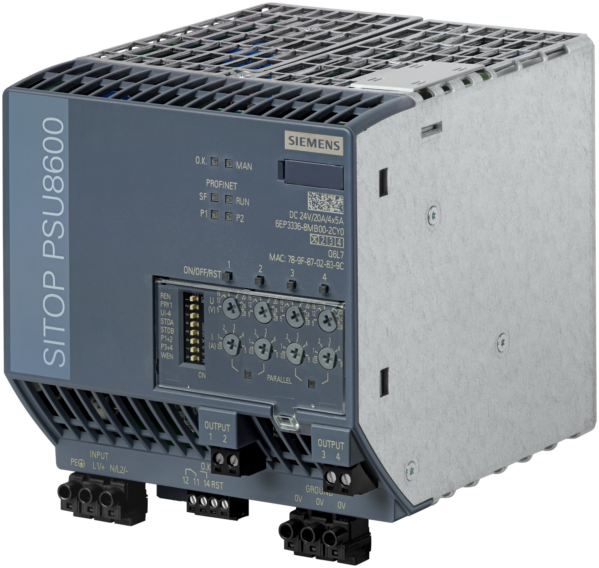 sitop psu8600 profinet/ethernet 通讯电源